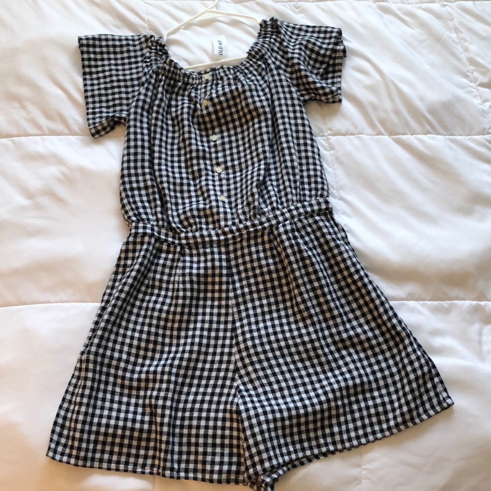 Women’s Gingham Romper